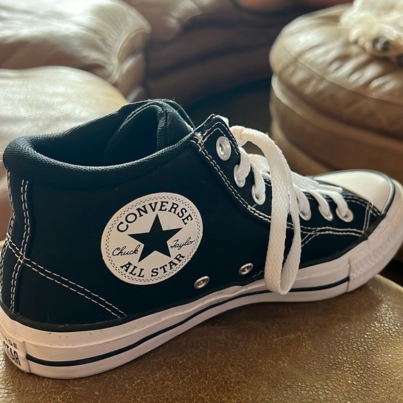 Converse Shoes - Converse Black Chuck Taylor All Star Malden Hi-Sneakers- Size 7 Men/9 Women